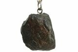 Stony Chondrite Meteorite ( g) Keychain - Morocco #238146-1